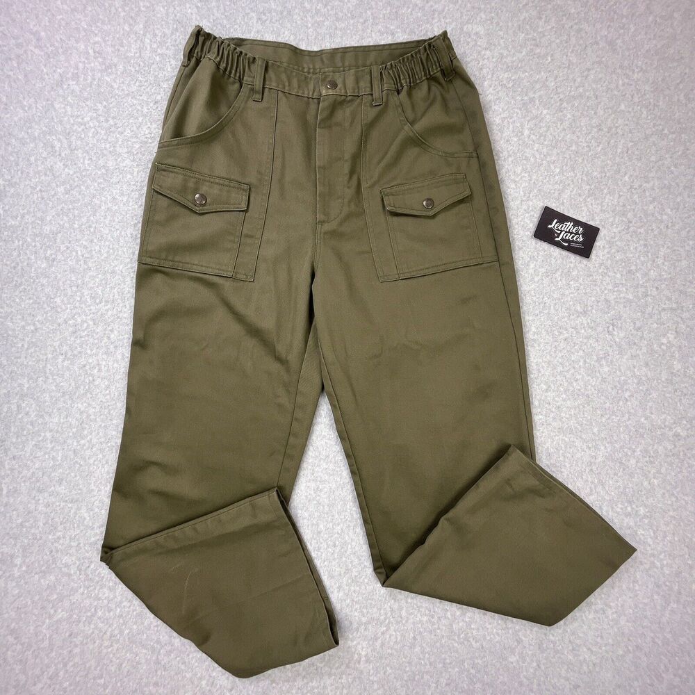 Boy Scouts of America Cargo Pants Mens 32 (30 x 29) Army Green Official Uniform